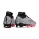 Nike Zoom Mercurial Superfly 9 Elite AG Metallic Silver Hyper Pink Black