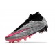 Nike Zoom Mercurial Superfly 9 Elite AG Metallic Silver Hyper Pink Black