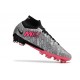 Nike Zoom Mercurial Superfly 9 Elite AG Metallic Silver Hyper Pink Black