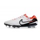 Nike Tiempo Legend X Elite FG White Black Bright Crimson