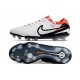 Nike Tiempo Legend X Elite FG White Black Bright Crimson