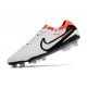 Nike Tiempo Legend X Elite FG White Black Bright Crimson