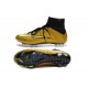 Nike Mercurial Superfly IV FG Mens Football Shoes Golden Volt