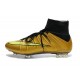 Nike Mercurial Superfly IV FG Mens Football Shoes Golden Volt