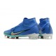 Nike Mercurial Superfly 7 Elite FG New Cleat Blue Hero White Obsidian