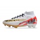 Nike Zoom Mercurial Superfly 9 Elite FG White Gold Red
