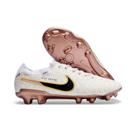 Nike Tiempo Legend X Elite FG White Gold Black