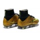 Nike Mercurial Superfly IV FG Mens Football Shoes Golden Volt