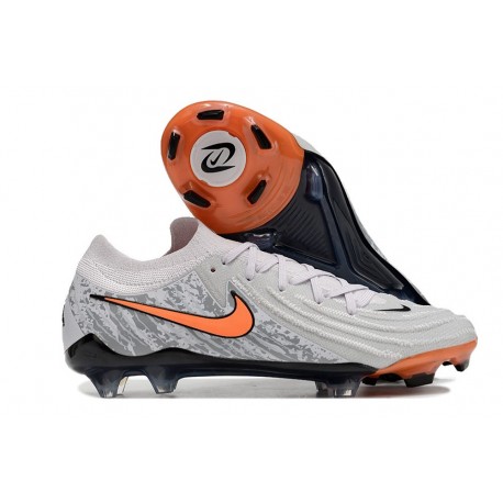 Nike Phantom Luna 2 Elite FG Low Cut Grey Orange
