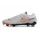 Nike Phantom Luna 2 Elite FG Low Cut Grey Orange