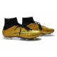 Nike Mercurial Superfly IV FG Mens Football Shoes Golden Volt