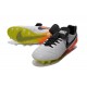 Nike Tiempo Legend 6 ACC FG Kangaroo Leather Cleats White Black Orange