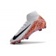 Nike Zoom Mercurial Superfly 10 Elite FG Cleats White Orange Black