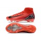 Nike Zoom Mercurial Superfly 10 Elite FG Soccer Cleats Red Black