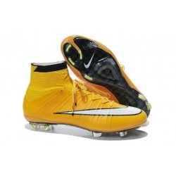 Nike Mercurial Superfly IV FG Mens Football Shoes Laser Orange White