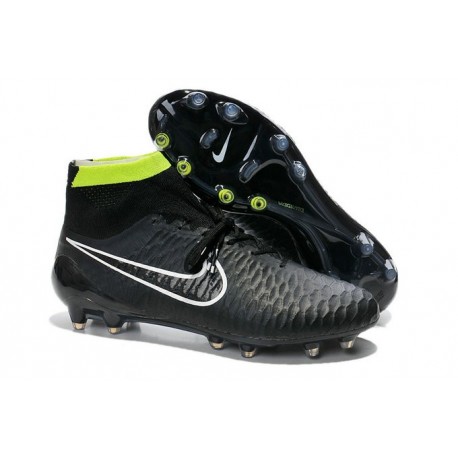Nike Magista Obra FG ACC Mens Football Shoes in Black White