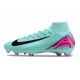 Nike Zoom Mercurial Superfly 10 Elite FG Soccer Cleats Cyan Black