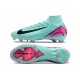 Nike Zoom Mercurial Superfly 10 Elite FG Soccer Cleats Cyan Black