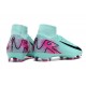 Nike Zoom Mercurial Superfly 10 Elite FG Soccer Cleats Cyan Black