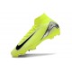 Nike Zoom Mercurial Superfly 10 Elite FG Soccer Cleats Volt Silver Black