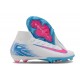 Nike Zoom Mercurial Superfly 10 Elite FG Soccer Cleats White Blue Pink