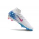 Nike Zoom Mercurial Superfly 10 Elite FG Soccer Cleats White Blue Pink