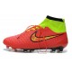 Nike Magista Obra FG ACC Mens Football Shoes Red Gold Volt