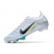 Nike Mercurial Vapor XII Elite FG Firm Ground Cleats - Silver Blue Yellow