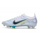 Nike Mercurial Vapor XII Elite FG Firm Ground Cleats - Silver Blue Yellow