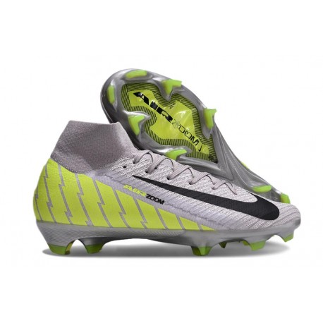 New Nike Mercurial Superfly X Elite FG Grey Black Volt