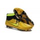 Nike Magista Obra FG ACC Mens Football Shoes Golden Black
