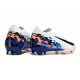 New Nike Zoom Mercurial Vapor 16 Elite FG White Black Blue