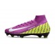 Nike Air Zoom Mercurial Superfly 10 Elite FG Purple White Yellow