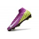 Nike Air Zoom Mercurial Superfly 10 Elite FG Purple White Yellow