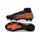 Nike Air Zoom Mercurial Superfly 10 Elite FG Black Orange Yellow