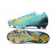 New Nike Zoom Mercurial Vapor 16 Elite FG Blue Gold Black