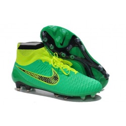 New Nike Magista Obra FG Firm Ground Soccer Boots Green Black