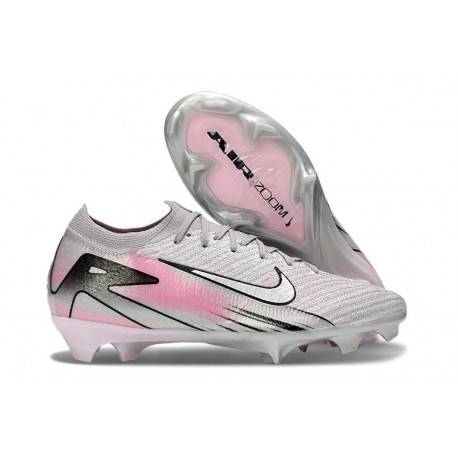 Nike Mercurial Vapor XVI Elite FG Soccer Shoes Grey Pink
