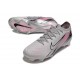 Nike Mercurial Vapor XVI Elite FG Soccer Shoes Grey Pink