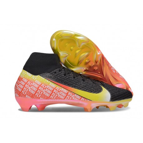 Nike Mercurial Superfly 10 Elite FG Black Yellow Red