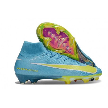 Nike Mercurial Superfly 10 Elite FG Blue Yellow
