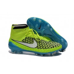 New Nike Magista Obra FG Firm Ground Soccer Boots Volt White Blue