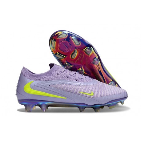 New Nike Phantom 6 Elite Low FG Purple Yellow