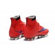 Nike Mercurial Superfly IV FG Mens Football Shoes Red Purple