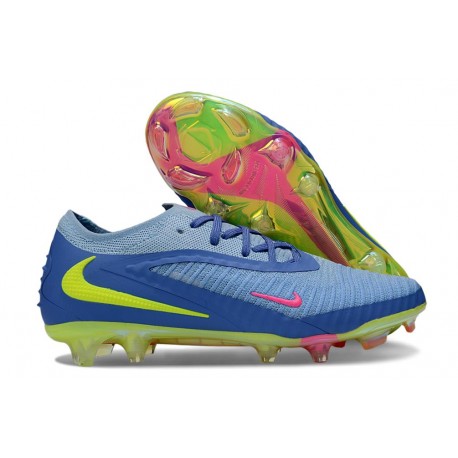 New Nike Phantom 6 Elite Low FG Blue Yellow Pink