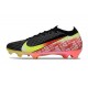 Nike Zoom Mercurial Vapor 16 Elite Firm Ground Black Yellow Red Green