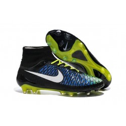 New Nike Magista Obra FG Firm Ground Soccer Boots Black Blue White