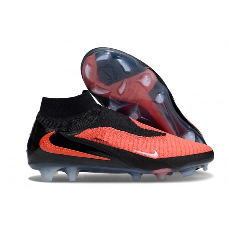 Nike Phantom 6 Elite Firm-Ground Soccer Cleats Crimson Black