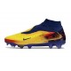 Nike Phantom 6 Elite Firm-Ground Soccer Cleats Yellow Blue Gold