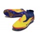Nike Phantom 6 Elite Firm-Ground Soccer Cleats Yellow Blue Gold